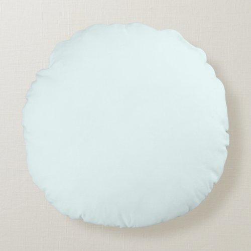 Azure X11web color solid color Round Pillow