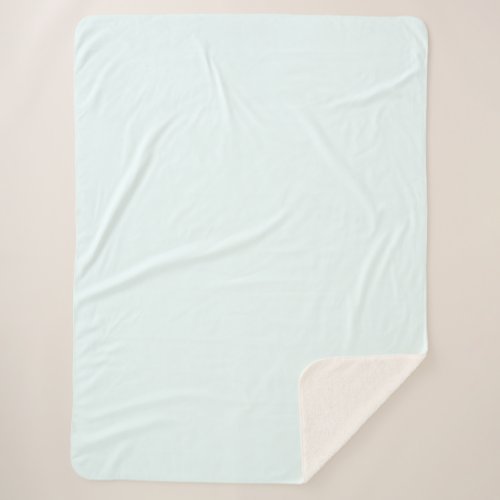 Azure X11web color solid color Sherpa Blanket