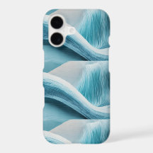 AzureDreams: Abstract Light Blue iPhone Case"?