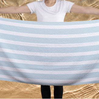 Azureish white  cabana stripes 