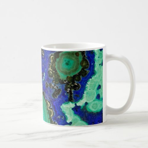 Azurite and Malachite Coffee Mug