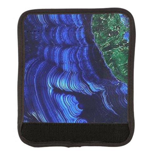 Azurite and Malachite Luggage Handle Wrap