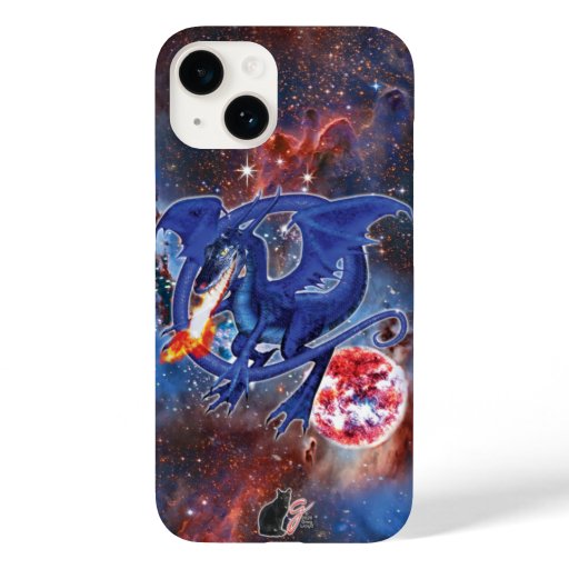 Azurite Cosmic Dragon Case-Mate iPhone Case