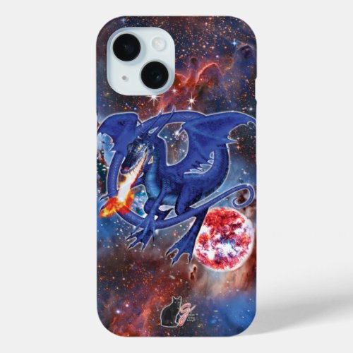 Azurite Cosmic Dragon Case_Mate iPhone Case