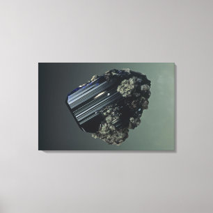 Azurite crystals, a minor ore of Copper, Tsumeb Mi Canvas Print