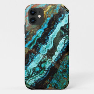 Azurite Malachite Gemstone iPhone 5 case