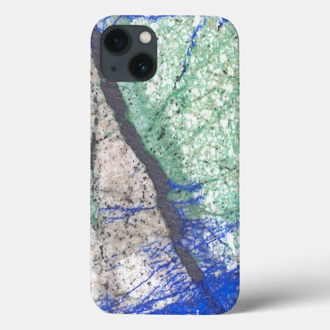 Azurite Malachite Stone  Case-Mate iPhone Case (Back)