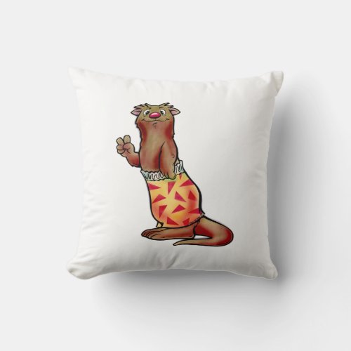 Azzy Otter childrens room decor pillow