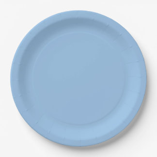 B01 Blue Color Paper Plates