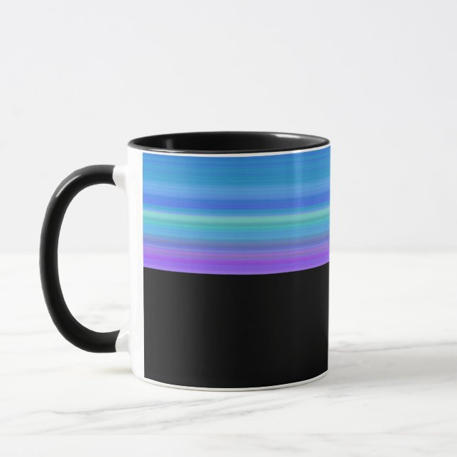 B10 - Mug with Violet Blue Gradient Color (Left)