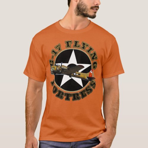 B17 Flying Fortress Heavy Bomber Air Shows Plane S T_Shirt