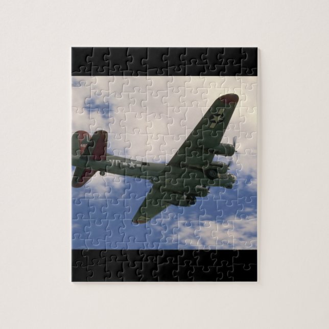 B17 Flying Overhead_WWII Planes Jigsaw Puzzle (Vertical)