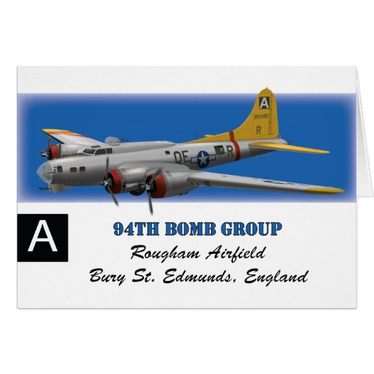 B17G 94th Bomb Group Cards (Front Horizontal)