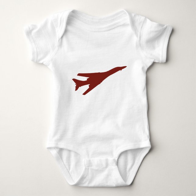 B1-B Bomber Baby Bodysuit (Front)