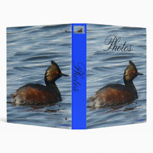 B1 Eared Grebe 3 Ring Binder