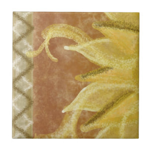 B1 - Sunface Mural, Middle Left - B1 Ceramic Tile