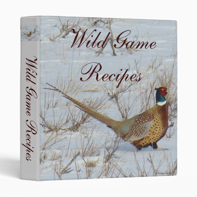 B22 Ring-necked Pheasant Binder (Front/Spine)
