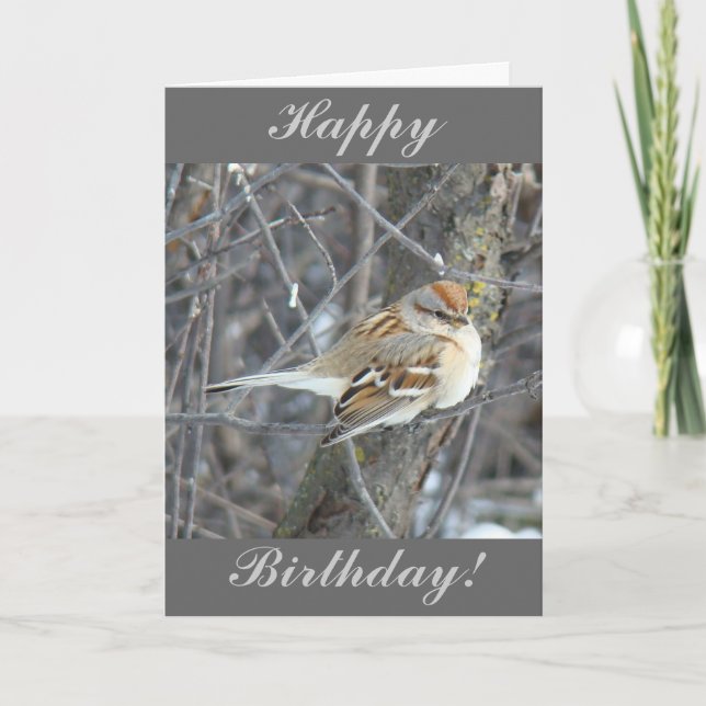 B24 Common Sparrow Card (Front)