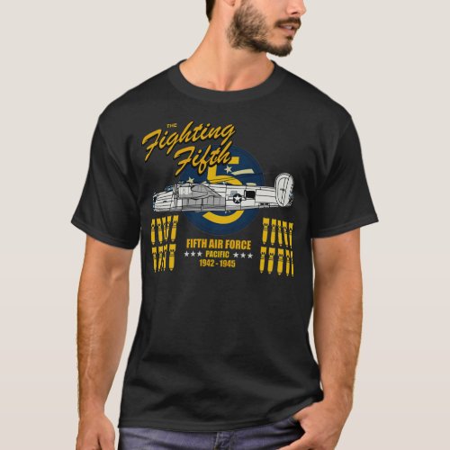 B24 Liberator The Fighting Fifth  T_Shirt