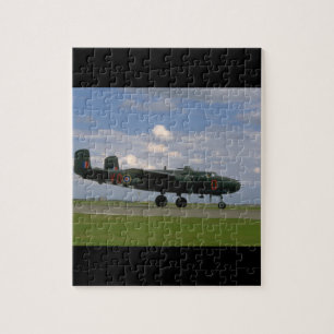 B25 On Ground, Right Side_WWII Planes Jigsaw Puzzle