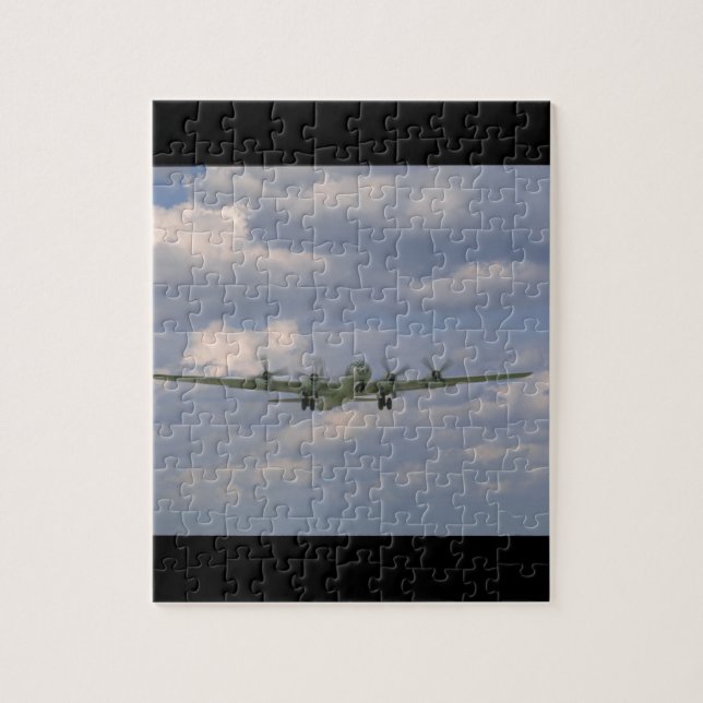B29 Flying. (plane_WWII Planes Jigsaw Puzzle (Vertical)