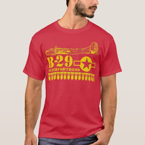 B29 Superfortress Bomber distressed  T_Shirt