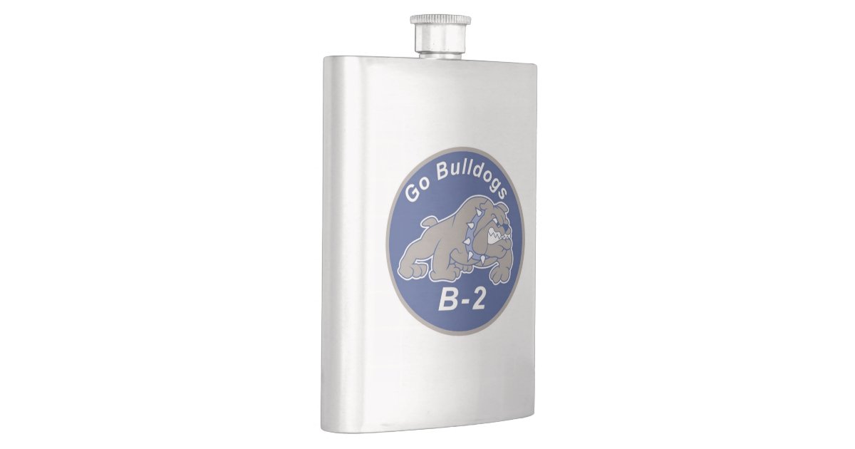 B2 Patch Flask Zazzle