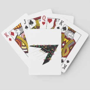 B2 Stealth Spirit Christmas Airplane Jet Digital Poker Cards