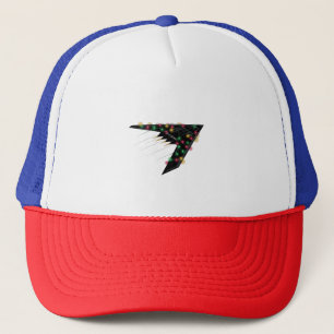 B2 Stealth Spirit Christmas Airplane Jet Digital Trucker Hat