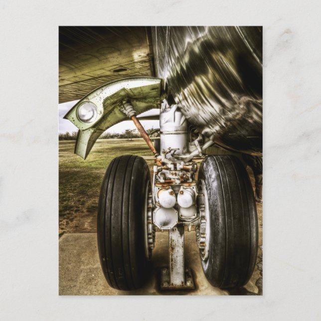 B52 Bomber Landing Gear Postcard (Front)