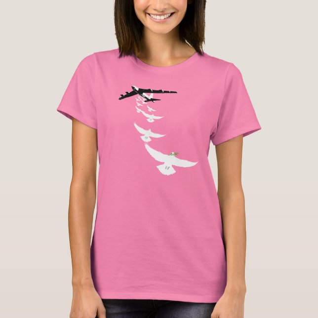 B52 Peace Dove Bomber T-Shirt (Front)