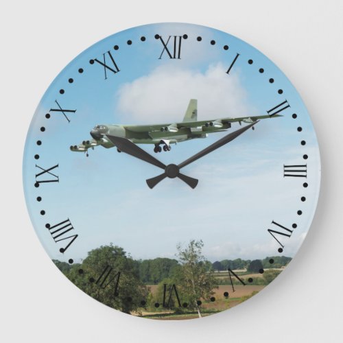 B52 Stratofortress_1 Roman Dial Large Clock