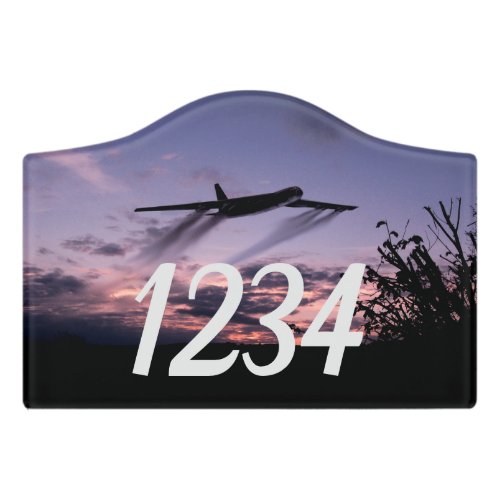 B52 Stratofortress Bomber Aeroplane Personalized Door Sign