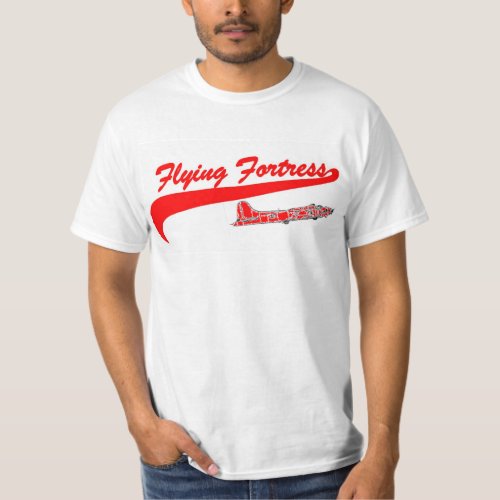 B 17 Flying Fortress Baseball Style T Shirt