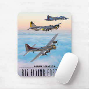 B-17 Flying FORTRESS BOMBER SQUADRON Mouse Pad