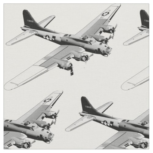 B_17 Flying Fortress Fabric