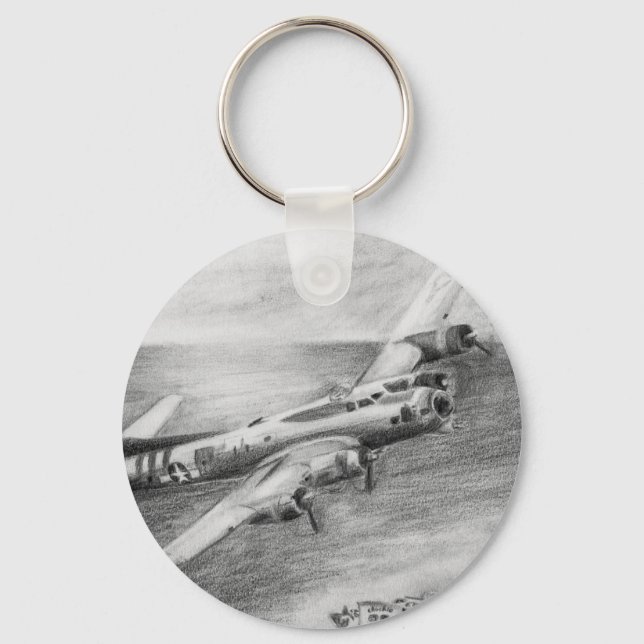 (B-17) Flying Fortress Keychain (Front)