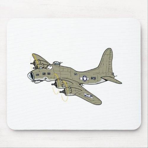 B_17 flying fortress mouse pad