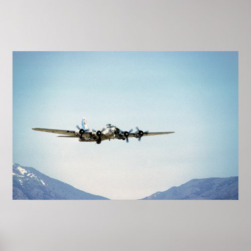 B_17 Flying Fortress Poster