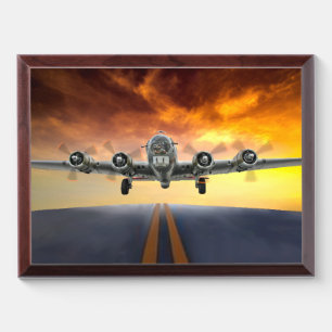 B-17 FLYING FORTRESS TAKEOFF AWARD PLAQUE