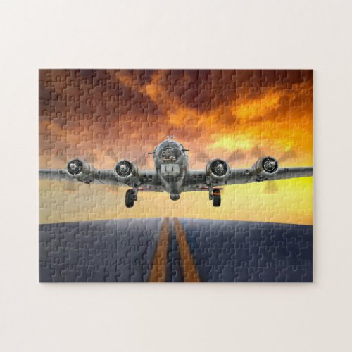 B_17 FLYING FORTRESS TAKEOFF JIGSAW PUZZLE