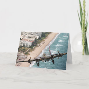B-17 Off Florida Coast note card