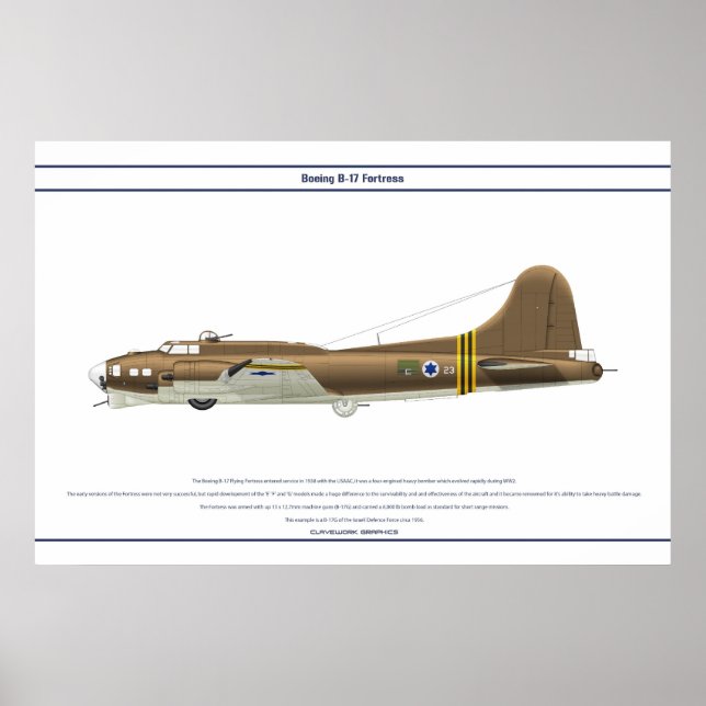 B-17G Israel 1 Poster (Front)