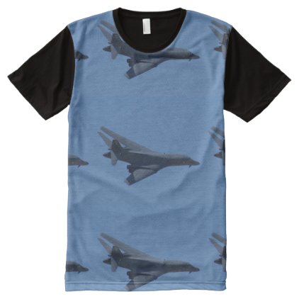 B-1 BOMBER AIRPLANE All-Over-Print SHIRT