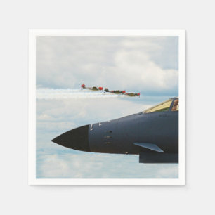 B-1 Bomber and WWII Fighters Napkins
