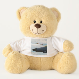 B-1 Bomber and WWII Fighters Teddy Bear