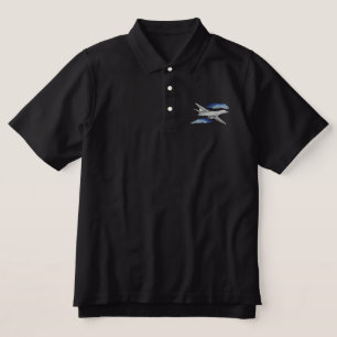 B-1 Bomber Embroidered Polo Shirt