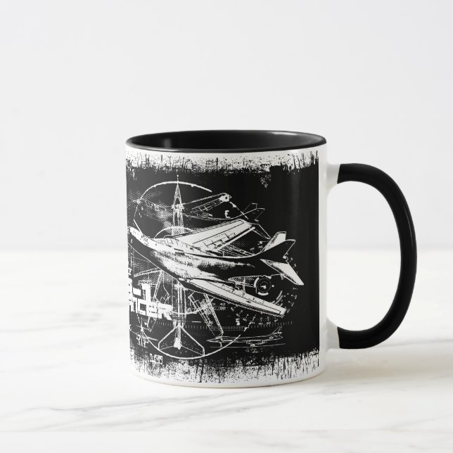 B-1 Lancer 11 oz Ringer Mug (Right)