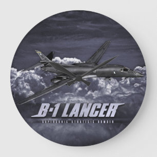 B-1 Lancer Large Clock
