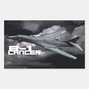 B-1 Lancer Rectangle Stickers